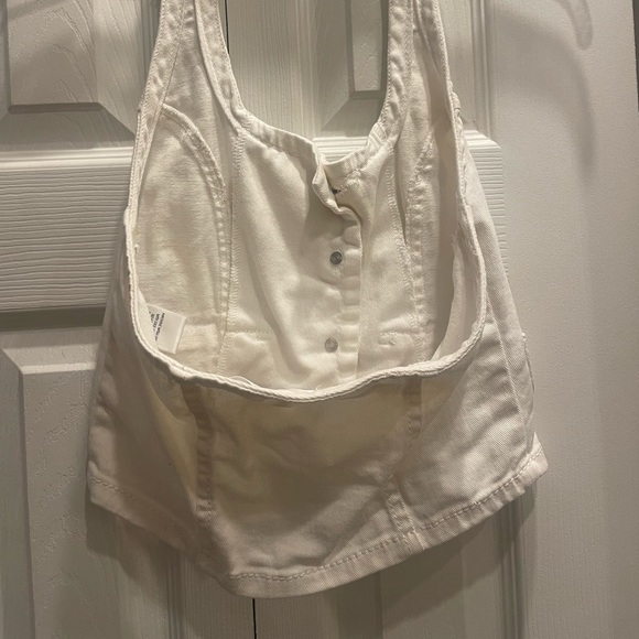 White denim halter top by Dollhouse - Picture 7 of 8